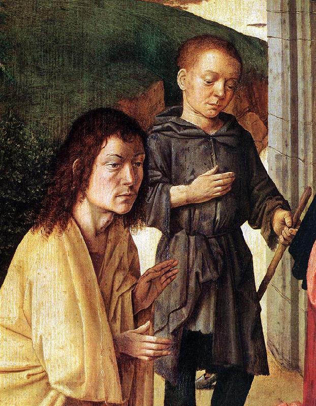 DAVID, Gerard The Nativity (detail) xir Spain oil painting art